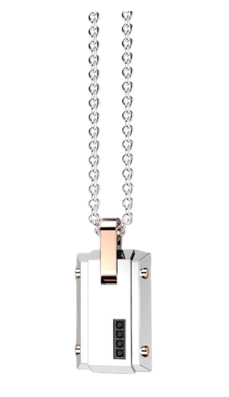 Collana Zancan Uomo Hi Teck in Acciaio Spinello EHC193 - EHC193